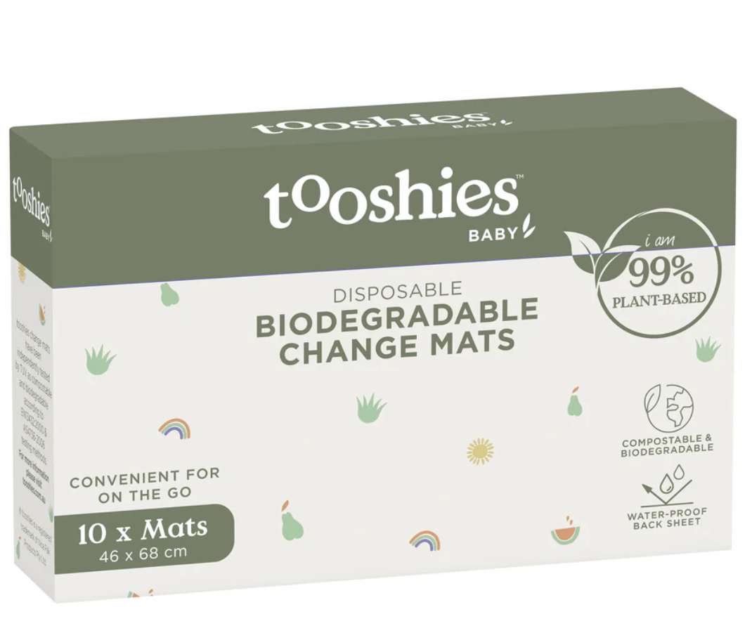Tooshies Tooshies Biodegradable Change Mats 10pk
