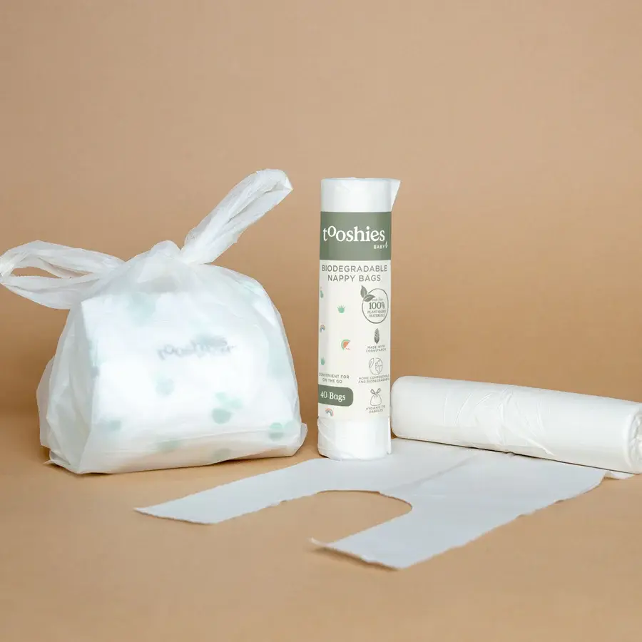 Tooshies Tooshies Biodegradable Nappy Bags 40pk