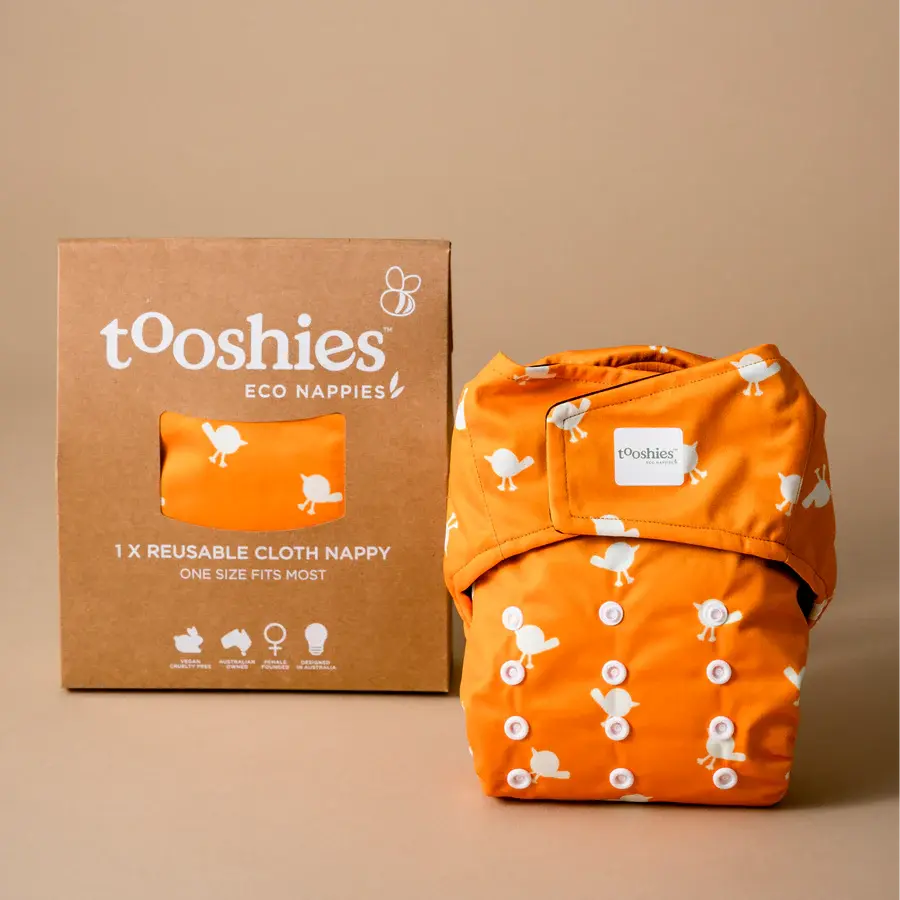 Tooshies Tooshies ECO Reusable Cloth Nappy 1pk