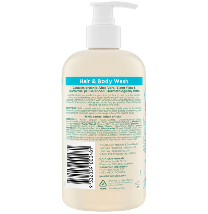 Gaia Gaia Hair & Body Wash 500ml