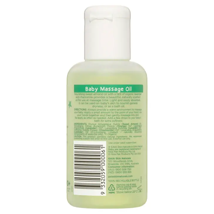 Gaia Gaia Massage Oil 125ml