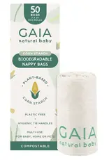 Gaia GAIA Biodegradable Nappy bags 50pk