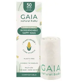 Gaia GAIA Biodegradable Nappy bags 50pk