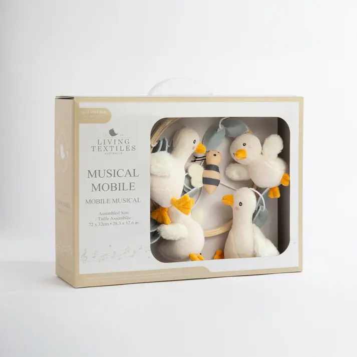 Living Textiles Living Textiles Musical Mobile Set - Goosey Goosey