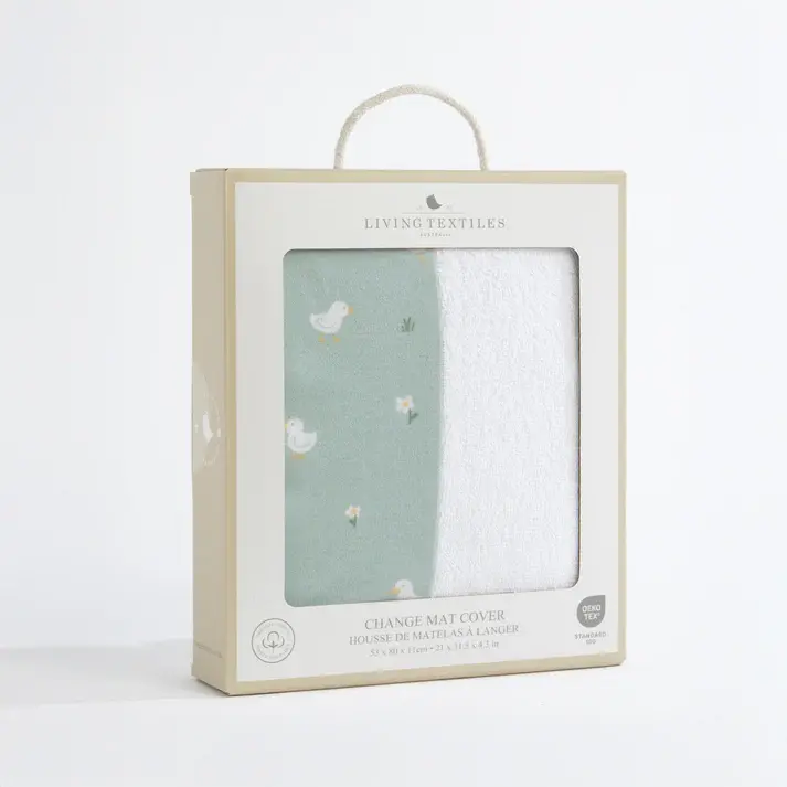 Living Textiles Living Textiles Change Mat Cover with Towelling - Goosey Goosey