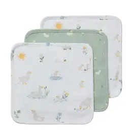 Living Textiles Living Textiles 3 Pack Wash cloths - Goosey Goosey