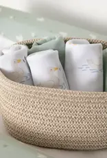 Living Textiles Living Textiles 3 Pack Wash cloths - Goosey Goosey