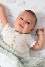 Lively Living Living Textiles Jersey/Sherpa Pram Blanket - Goosey Goosey