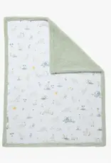 Lively Living Living Textiles Jersey/Sherpa Pram Blanket - Goosey Goosey