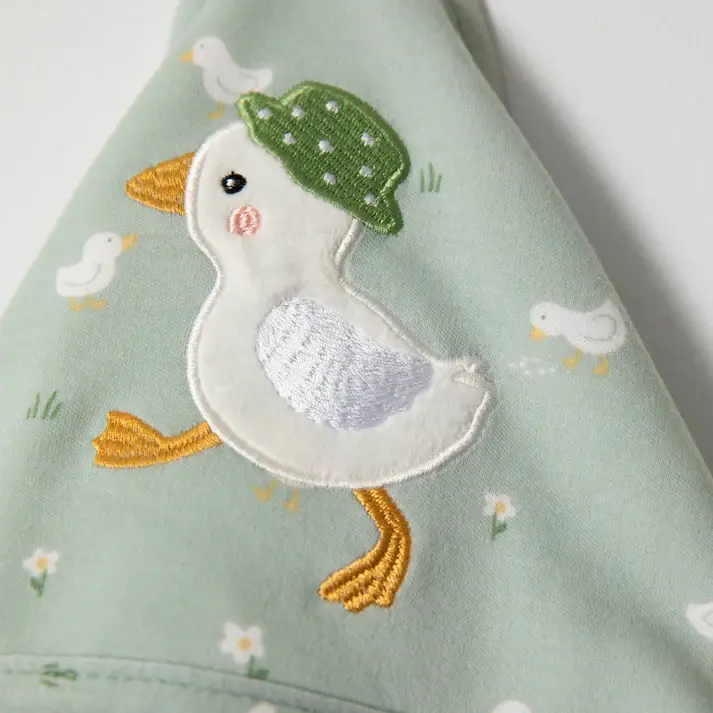 Living Textiles Living Textiles Hooded Towel - Goosey Goosey