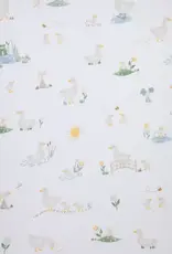 Living Textiles Living Textiles 2 Pack Organic Jersey Bedside Sleeper Fitted Sheets - Goosey Goosey