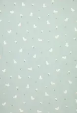 Living Textiles Living Textiles 2 Pack Organic Jersey Bedside Sleeper Fitted Sheets - Goosey Goosey