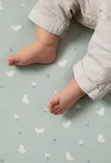 Living Textiles Living Textiles 2 Pack Organic Jersey Bedside Sleeper Fitted Sheets - Goosey Goosey