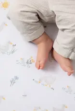 Living Textiles Living Textiles 2 Pack Organic Jersey Cot Fitted Sheets - Goosey Goosey