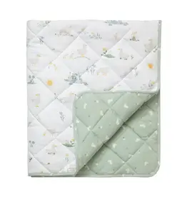 Living Textiles Living Textiles Organic Jersey Quilted Cot Comforter - Goosey Goosey