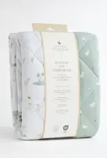 Living Textiles Living Textiles Organic Jersey Quilted Cot Comforter - Goosey Goosey