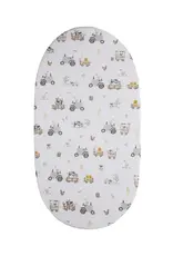 Living Textiles Living Textiles 1-pack Bedside Sleeper Fitted Sheet - Tractor Ride