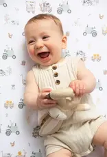 Living Textiles Living Textiles 1-pack Bedside Sleeper Fitted Sheet - Tractor Ride