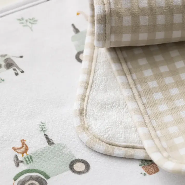 Living Textiles Living Textiles 3pk Wash Cloths Tractor Ride