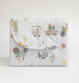 Living Textiles Living Textiles Foldable Waterproof Travel Change Mat - Tractor Ride
