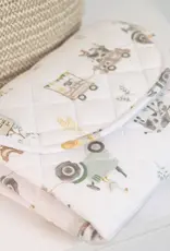 Living Textiles Living Textiles Foldable Waterproof Travel Change Mat - Tractor Ride