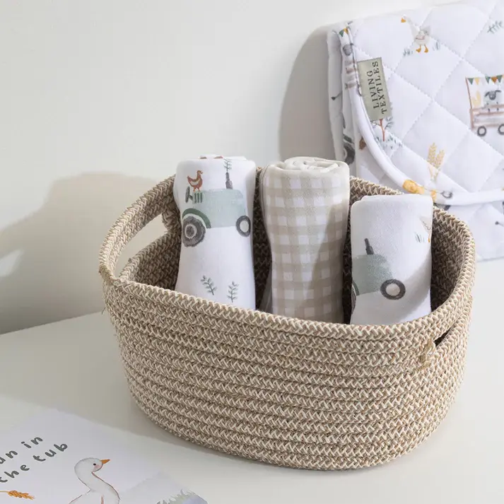 Living Textiles Living Textiles Foldable Waterproof Travel Change Mat - Tractor Ride