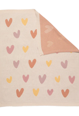 Living Textiles Living Textiles Jacquard Blanket - Bohemian Bliss/ Hearts