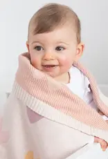 Living Textiles Living Textiles Jacquard Blanket - Bohemian Bliss/ Hearts
