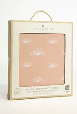 Living Textiles Living Textiles 1-pack Bedside Sleeper Fitted Sheet - Dusty Sunset/Bohemian Bliss