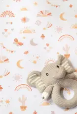 Living Textiles Living Textiles 1-pack Port-a-cot Fitted Sheet & Pillowcase - Bohemian Bliss