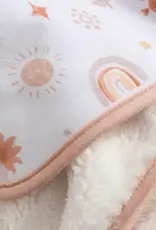 Living Textiles Living Textiles Jersey/Sherpa Pram Blanket Bohemian Bliss