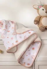 Living Textiles Living Textiles Jersey/Sherpa Pram Blanket Bohemian Bliss