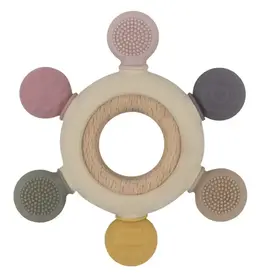 Playground Playground Multi-Surface Teething Wheel Rose