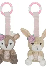 Living Textiles Living Textiles 2pk Stroller Toy Fawn & Bunny