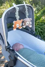 Living Textiles Living Textiles 2pk Stroller Toy Bear & Fox