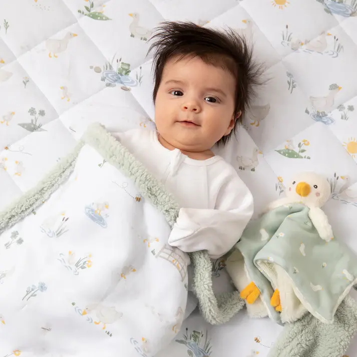 Living Textiles Living Textiles Security Blanket - Goosey Goosey