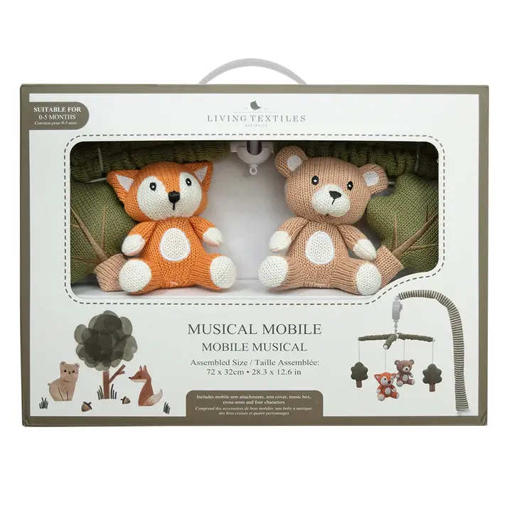 Living Textiles Living Textiles Musical mobile set Forest Retreat