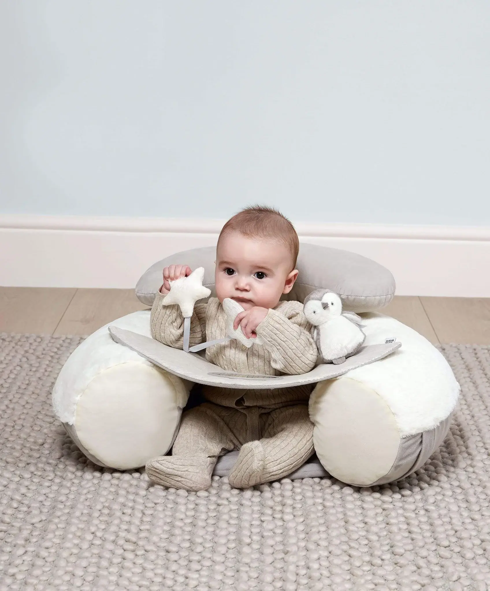 Mamas and Papas Mamas & Papas Sit & Play Baby Floor Seat - Wish Upon A Cloud