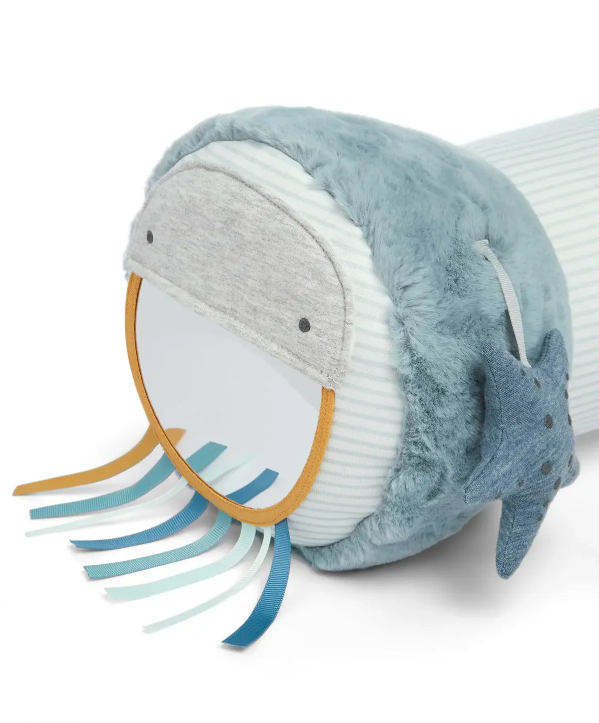 Mamas and Papas Mamas & Papas Tummy Time Roll - Welcome to the World (Blue)