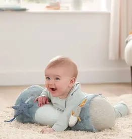 Mamas and Papas Mamas & Papas Tummy Time Roll - Welcome to the World (Blue)