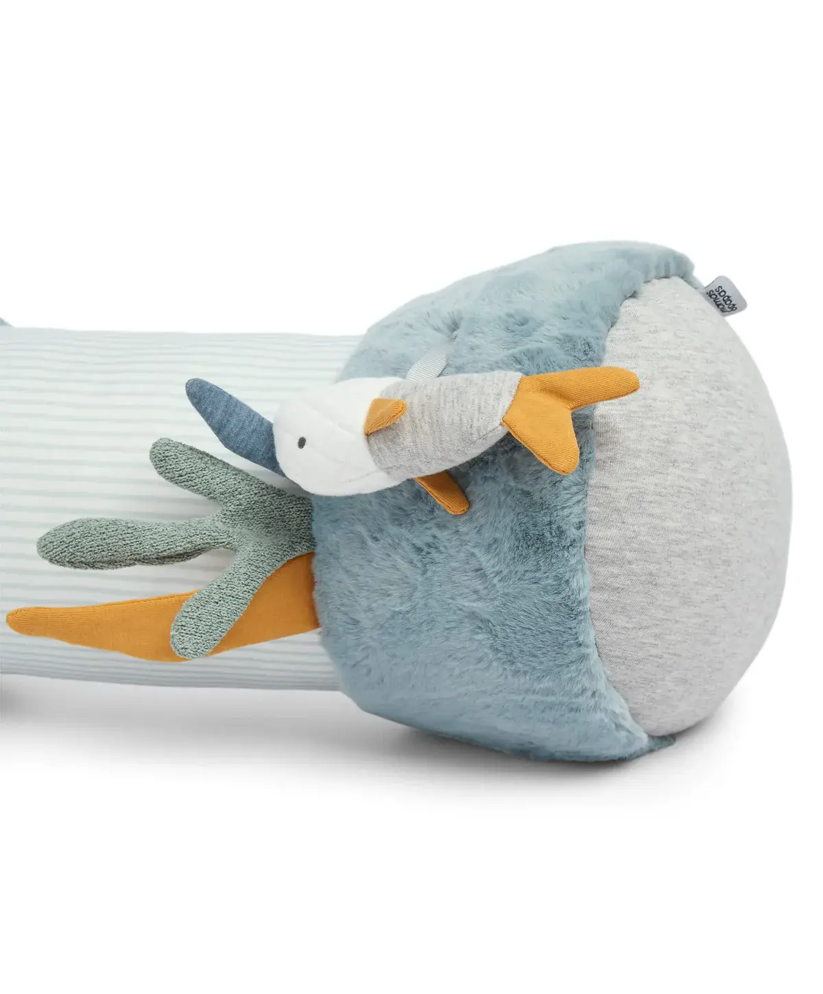 Mamas and Papas Mamas & Papas Tummy Time Roll - Welcome to the World (Blue)