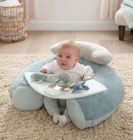 Mamas and Papas Mamas & Papas Sit & Play Baby Floor Seat - Welcome to the World (Blue)