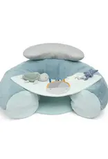 Mamas and Papas Mamas & Papas Sit & Play Baby Floor Seat - Welcome to the World (Blue)