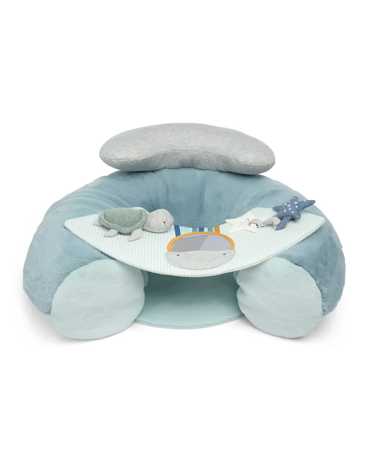 Mamas & Papas Mamas & Papas Sit & Play Baby Floor Seat - Welcome to the World (Blue)