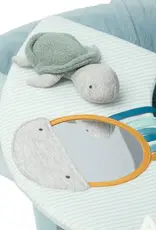Mamas and Papas Mamas & Papas Sit & Play Baby Floor Seat - Welcome to the World (Blue)