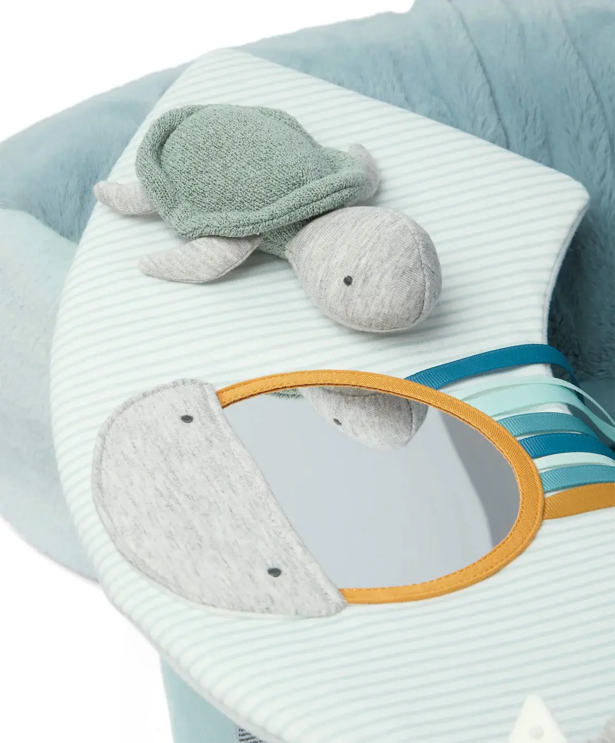 Mamas and Papas Mamas & Papas Sit & Play Baby Floor Sea- Welcome to the World (Blue)