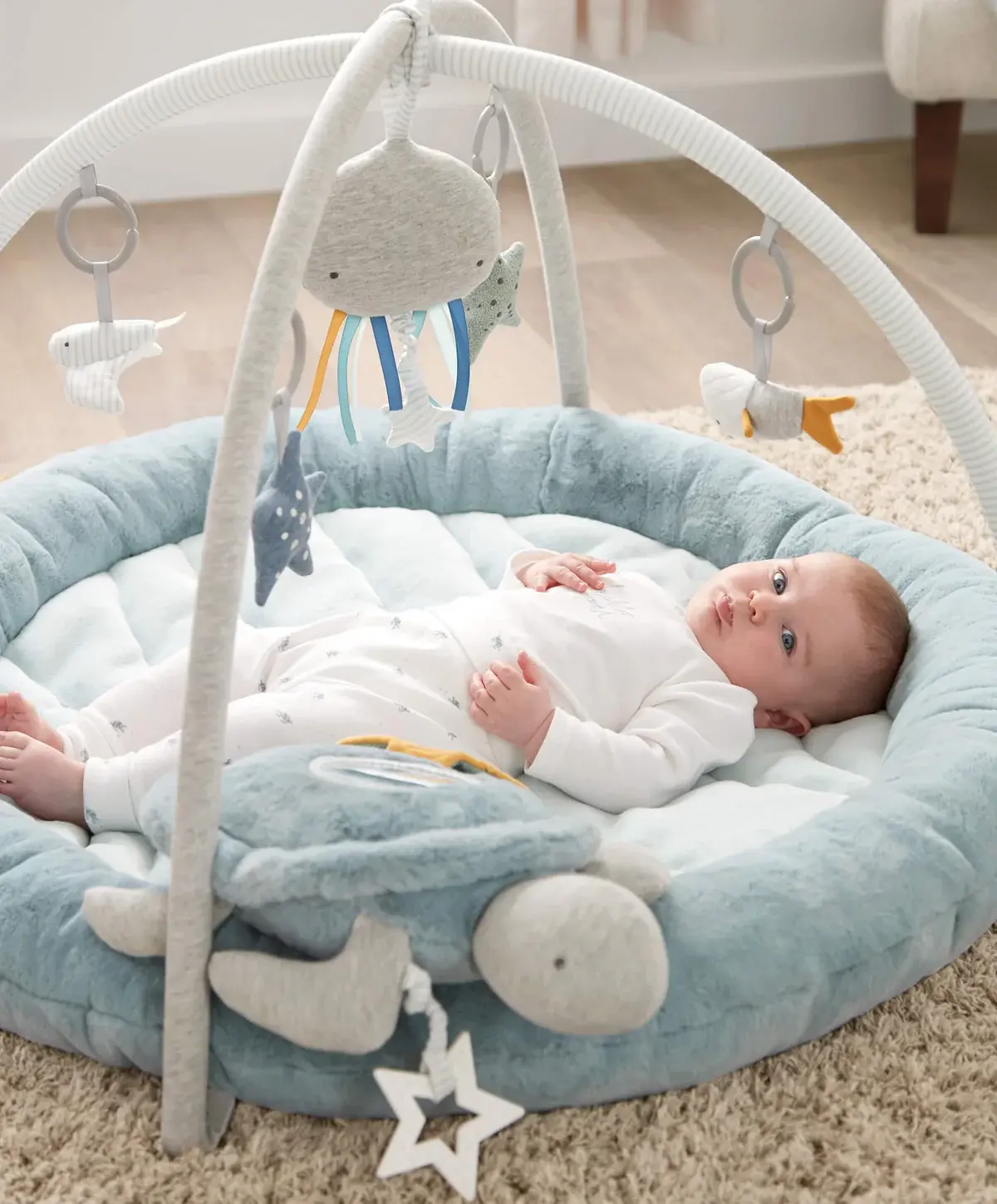 Mamas & Papas Mamas & Papas Playmat & Gym - Welcome to the World (Blue)