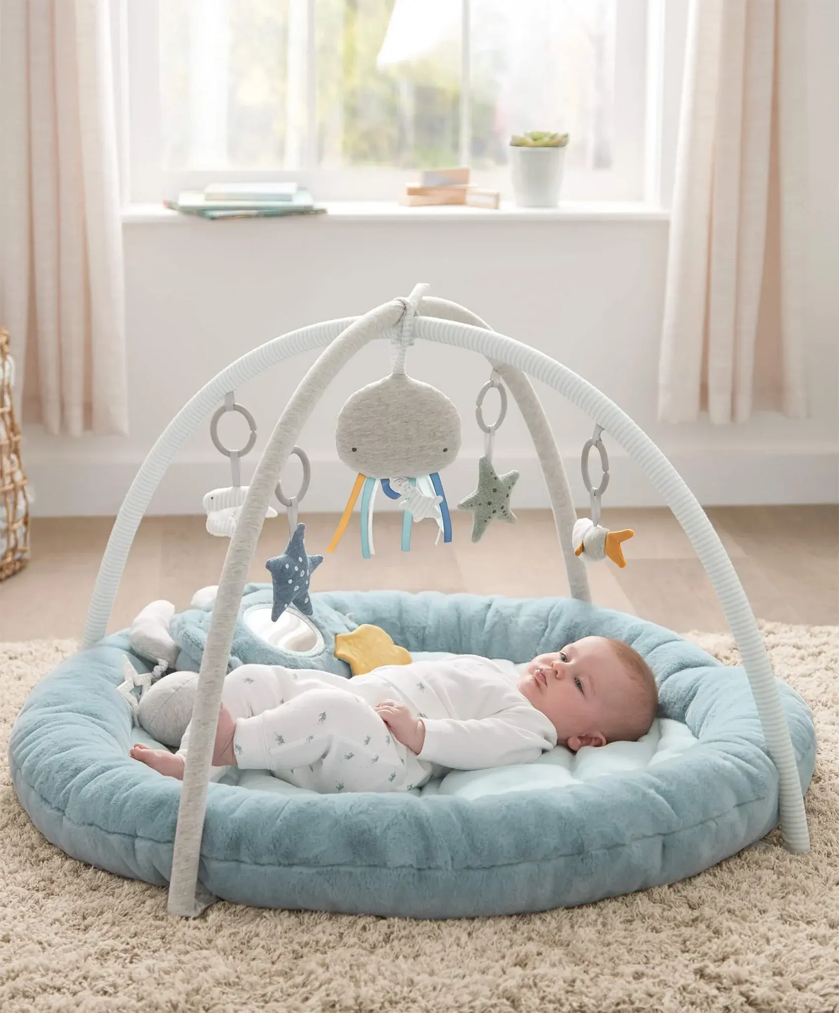 Mamas & Papas Mamas & Papas Playmat & Gym - Welcome to the World (Blue)