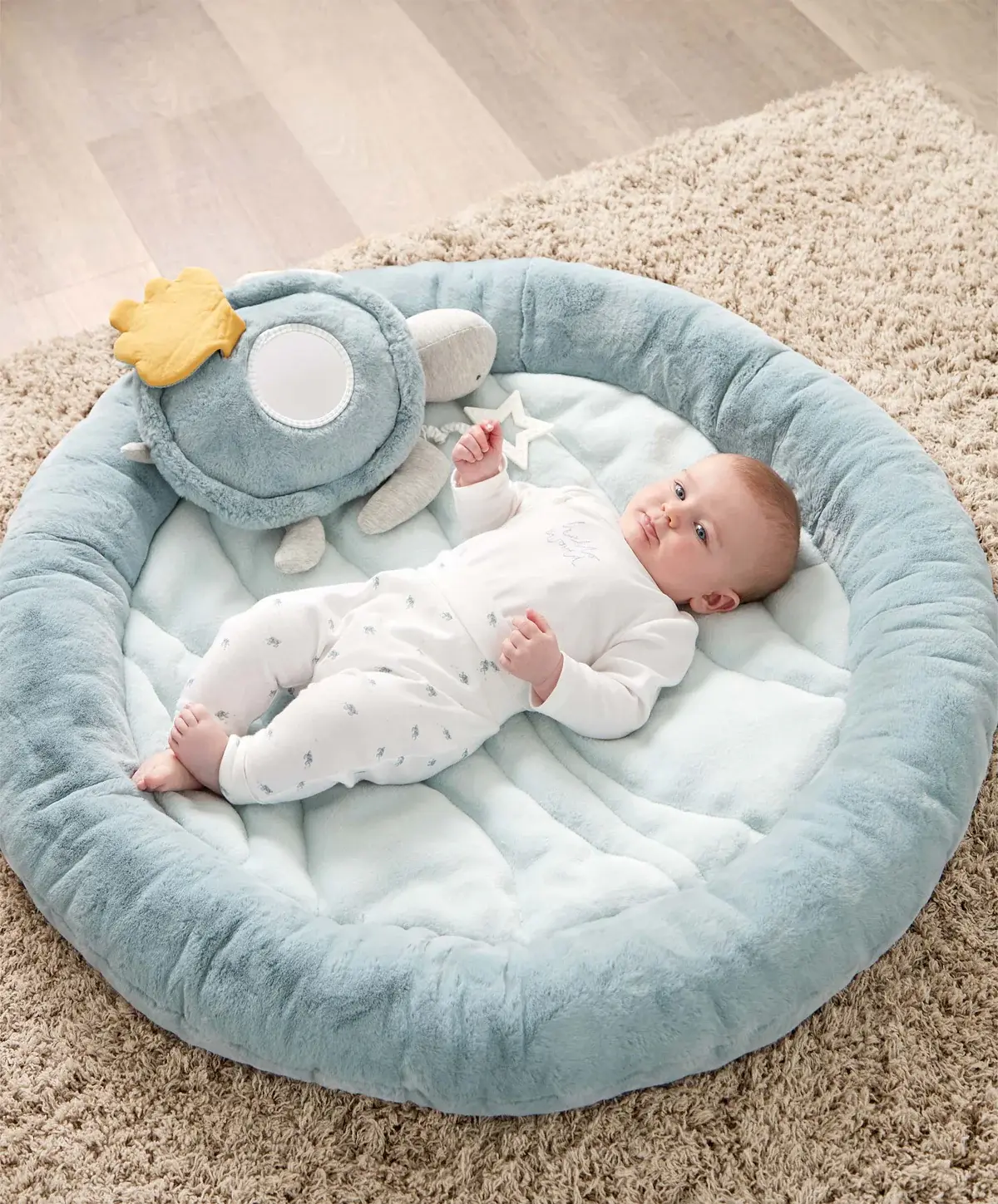 Mamas & Papas Mamas & Papas Playmat & Gym - Welcome to the World (Blue)