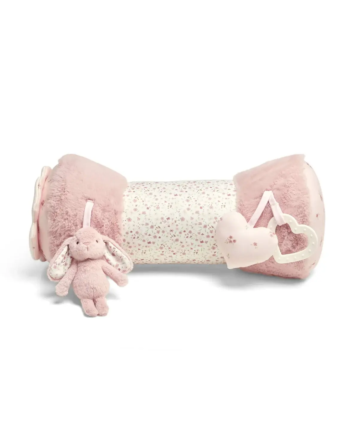 Mamas & Papas Mamas & Papas Tummy Time Roll - Welcome to the World Pink